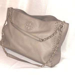 Gray Tory Burch Tote
